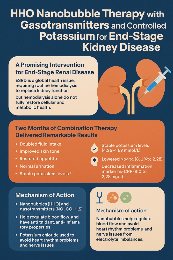 oxyhydrogen-nanobubble-and-gasotransmitter-therapy-with-controlled-potassium-for-restoring-electrolyte-balance-and-microcirculation-in-end-stage-renal-disease
